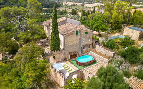 Sa Bisbal: Bâtiment, Arbre, Lot Terre, Végétation, Plante, Design Urbain, Maison, Paysage, Zone Résidentielle, Immobilier