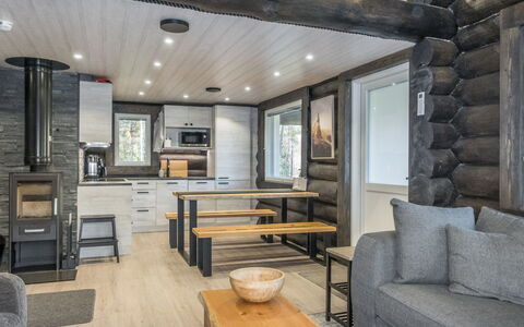 Vaaranpää: Bois, Chalet, Cabane En Rondins, L'Hiver, Dur, Planche, Gelé, Siding, Lumber, Salon