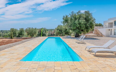 Casa Di Veronica: L'Eau, Nuage, Ciel, Jour, Bâtiment, Bleu, Bleu Azur, Plante, Surface De La Route, Piscine