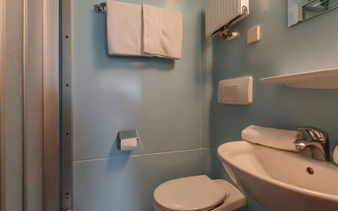 Apartment Taubenstein: Propriété, Luminaire Plomberie, Lavabo, Siège De Toilette, Toilette, Salle De Bains, Robinet, Design Intérieur, Sol, Ligne