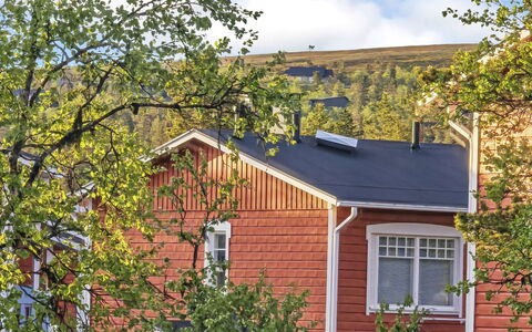 Luulampi F6: Feuille, Branche, Bois, Maison, Arbuste, Domicile, Toit, Chalet, Architecture, Zone Résidentielle
