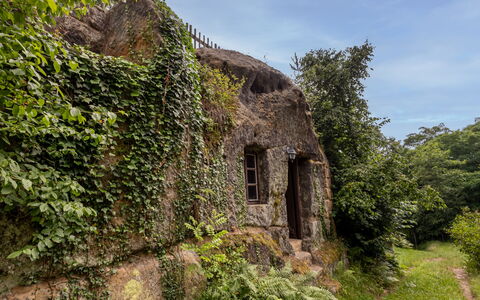U Skály: Plante, Ciel, Communauté Des Plantes, Fenêtre, Paysage Naturel, Nuage, Herbe, Chalet, Paysage, Famille Grass