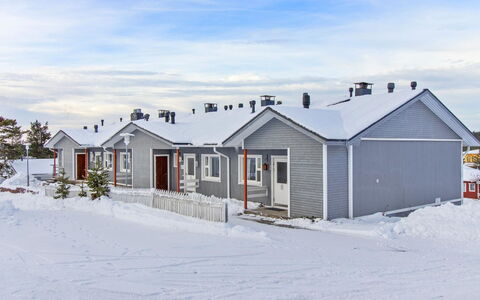 Apartment Helmi Saariselkä: Maison, Domicile, Zone Résidentielle, Toit, Chalet, Établissements Humains, Gelé, L'Hiver, Neige, Siding
