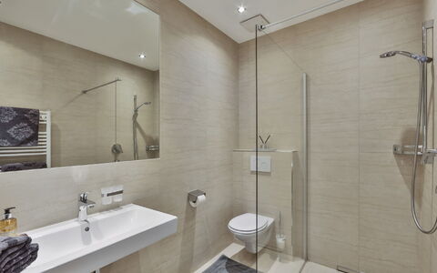 Ischgl 110: Miroir, Luminaire Plomberie, Propriété, Évier, Tete De Douche, Salle De Bains, Douche, Robinet, Design Intérieur, Bar De Douche