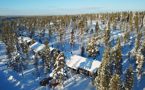 Tunturikoivu A1: Bois, Neige, L'Hiver, Chalet, Gelé, Domicile, Cabane En Rondins, Mélèze, Siding