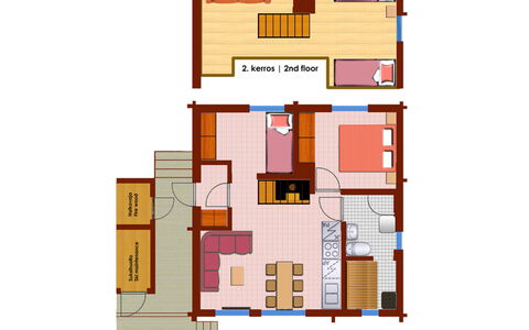 Tunturikoivu A1: Bois, Neige, L'Hiver, Chalet, Gelé, Domicile, Cabane En Rondins, Mélèze, Siding