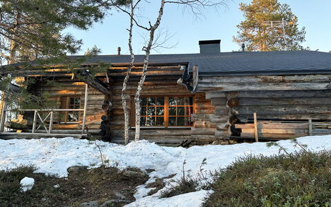 Kiilopalkinen: Bois, Chalet, L'Hiver, Cabane En Rondins, Gelé, Lumber, Dur, Matériau Naturel, Neige