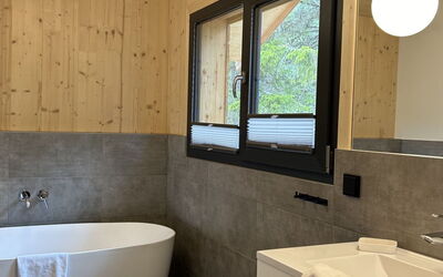 Logement:&nbsp;02 Nth008 Sup Chalet mit Sauna und Hot Tub 2 Etage