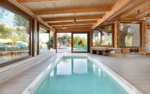 Trulli Di Grieco: L'Eau, Propriété, Piscine, Bleu Azur, Plante, Architecture, Bois, Loisir, Immobilier, Bâtiment