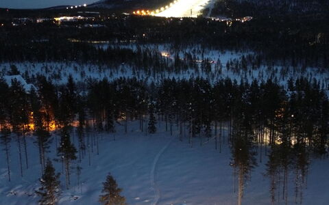 Röllimetsä D 4: L'Hiver, Neige, Paysage, Terrain, Gelé, Forêt, Géologique Phénomène, Station De Montagne, Pente, Mélèze