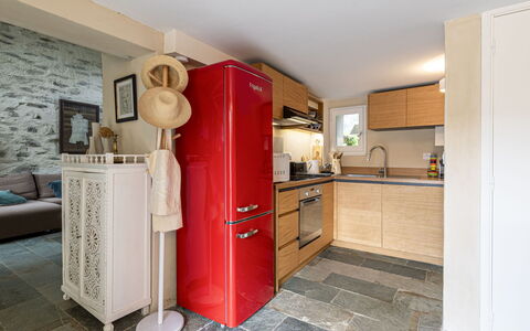 Casa Serena: Cuisine, Appareil De Cuisine, Comptoir, Principaux Appliance, Sol, Design Intérieur, Meubles, Cabinetry, Sol, Bois