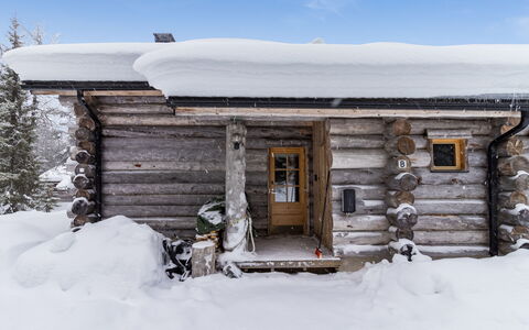 Kelovalta 1B: Bois, Neige, L'Hiver, Chalet, Gelé, Cabane En Rondins, Brindille, Pente, Cabane