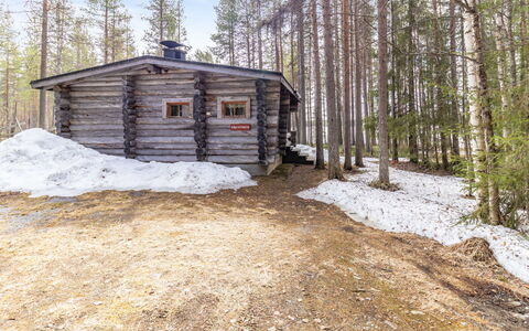 Kelomökki 2: Bois, L'Hiver, Neige, Gelé, Cabane En Rondins, Forêt, Chalet, Tronc