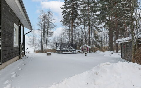 Villa Lagerlöf: Arbre, Banque, Maison, Chalet, Lac, Étang, Forêt, Cabane En Rondins