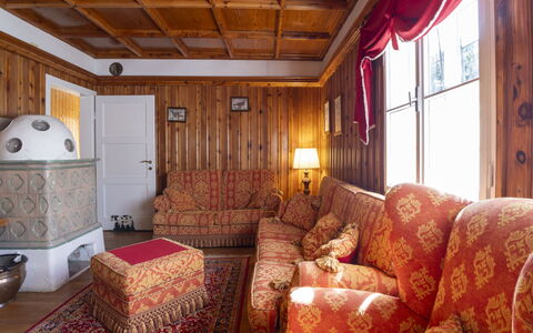 Chalet Franca: Design Intérieur, Meubles, Bois, Plafond, Sol, Sol, Pièce, Canapé, Salon
