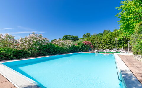 Villa La Pagliarina: L'Eau, Ciel, Plante, Propriété, Piscine, Vert, Bleu, Bleu Azur, Rectangle, Ombre