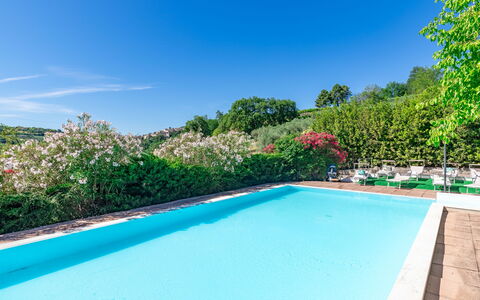 Villa La Pagliarina: L'Eau, Plante, Ciel, Jour, Propriété, Piscine, Bleu Azur, Architecture, Ombre, Plan D'Eau