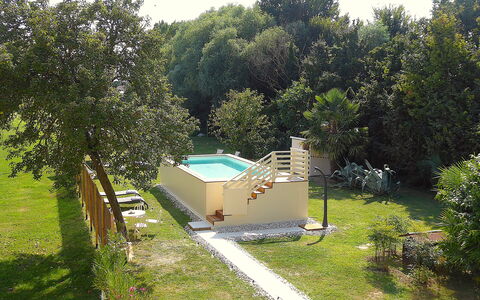 Oasi Casamaras, Brenta River, Wifi, Ac: Piscine, Jardin, Arrière-Cour, Ombre, Aménagement Paysager, Cour, Pelouse, Recours, Conception, Hacienda