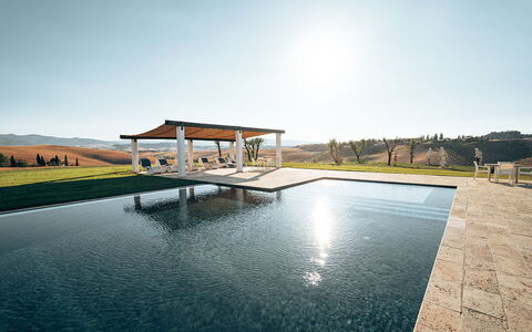 Villa Campana: Réflexion, Piscine, Miroir D'Eau