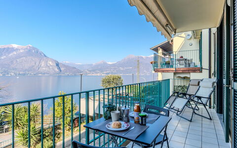 Varenna 648: Meubles, Chaise, Appartement, Balcon, Recours, Plante D'Appartement, Eco Hôtel, Hôtel, Lampe, Table Cuisine Et Salle A Manger