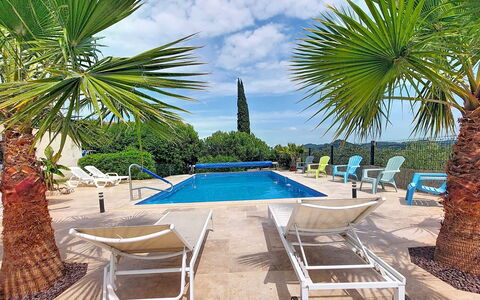Les Lauriers Blancs: Bleu, Piscine, Arbre, Recours, Mobilier De Jardin, Eco Hôtel, Loisir, Aménagement Paysager, Ombre, Jardin
