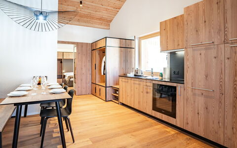 Thyon-Les Collons 9000: Design Intérieur, Bois, Sol, Meubles, Plafond, Sol, Cuisine, Parquet, Éclairage, Comptoir