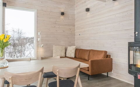 Saana Aurora: Bois, Neige, Chalet, L'Hiver, Toit, Domicile, Gelé, Cabane En Rondins, Siding, Pente