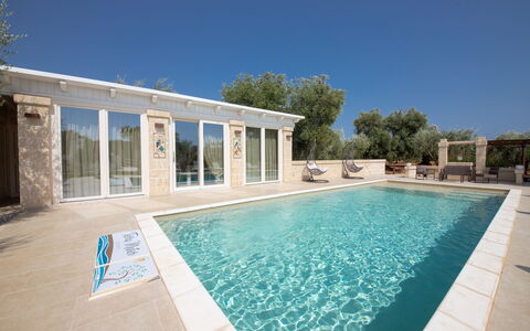 Terra Mater: Bleu, Piscine, Composite, Biens, Caractéristique De L'Eau, Ombre, Villa, Recours, Tuile