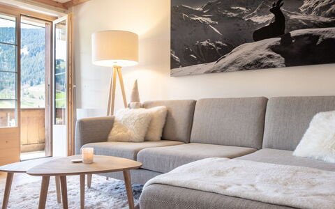 Chalet Anita: Marron, Meubles, Cadre, Propriété, Bois, Salon, Canapé, Fenêtre, Rectangle, Design Intérieur
