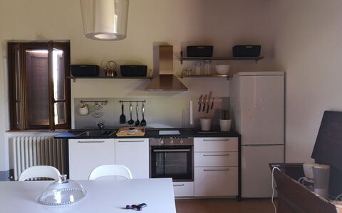 Villa Angelica: Cabinetry, Meubles, Comptoir, Évier, Cuisine, Bois, Électroménager, Éclairage, Cuisinière, Architecture