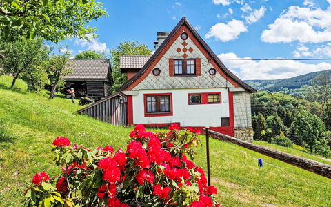 Na Kopečku: Plante, Fleur, Nuage, Ciel, Propriété, Fenêtre, Bâtiment, Vert, Paysage Naturel, Maison