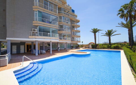 Calpe Calp 1153: L'Eau, Plante, Propriété, Bâtiment, Piscine, Bleu, Bleu Azur, Ciel, Architecture, Condominium