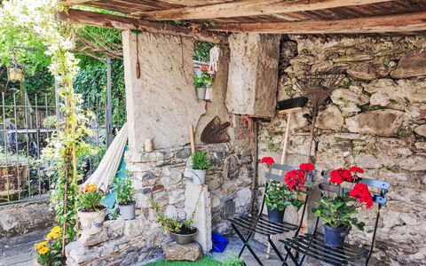 Gravedona 786: Fleur, Plante, Bâtiment, Fenêtre, Pot De Fleur, Bois, Maison, Herbe, Chalet, Paysage
