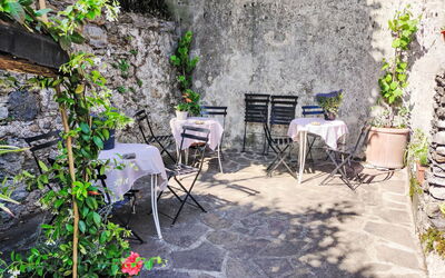 Gravedona 786: Plante, Propriété, Table, Chaise, Tableau De Plein Air, Surface De La Route, Fleur, Mobilier De Jardin, Herbe, Paysage