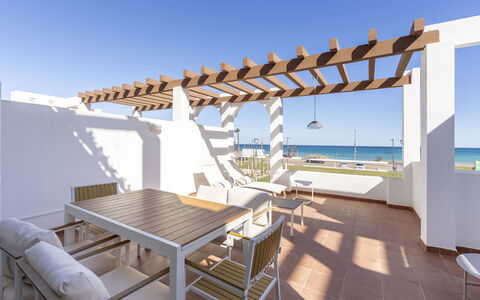 Mojacar Breeze: Appartement, Sol, Sol, Recours, Balcon, Ombre, Villa, Hôtel, Chaise, Eco Hôtel
