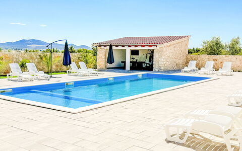 Sv. Filip i Jakov 400: Piscine, Mobilier De Jardin, Recours, Meubles, Composite, Chaise, Tuile, Balancelle, Dalle, Parapluie
