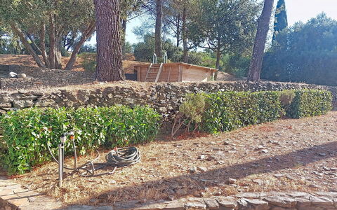 Le Belvédère D'Estelle: Arbuste, Communauté Des Plantes, Jardin, Couverture De Sol, Suppression Des Plantes Ligneuses, Mur De Pierre, Sol, Haie, Aménagement Paysager