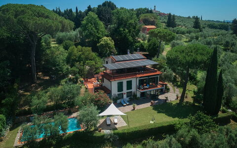 Chianti Hills Apartment, Pool, Ac: Arbuste, Jardin, Loisir, Biens, Ombre, Pelouse, Eco Hôtel, Cour, Hacienda, Arrière-Cour