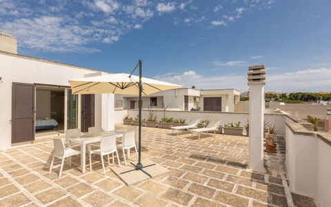 Loft San Giovanni in Gallipoli: Sol, Sol, Tuile, Conception, Cour
