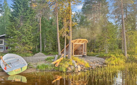 Villa Wirtanen: Arbre, Bois, Paysage Naturel, Forêt, Banque, Des Bois, Cabane En Rondins, Cabane, Chalet, Batiments Jardin