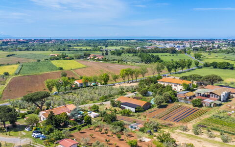Da Lisa: Vue Du Ciel, Paysage, Été, Zone Résidentielle, Plaine, Zone Rurale, Champ, Lot Terre, Photographie Aérienne, Banlieue