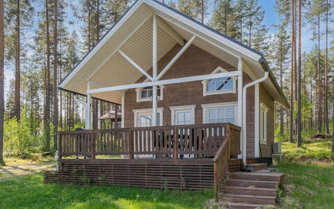 Kotaniemi: Bois, Porche, Chalet, Maison, Domicile, Siding, Dur, Cabane En Rondins, Planche, Tache De Bois