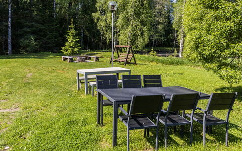 Huvila 22: Arbre, Banque, Maison, Chalet, Lac, Étang, Forêt, Cabane En Rondins