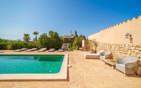 San Blai Llum de Sal: L'Eau, Ciel, Plante, Bâtiment, Bleu Azur, Arbre, Lot Terre, Piscine, Arecales, Ombre