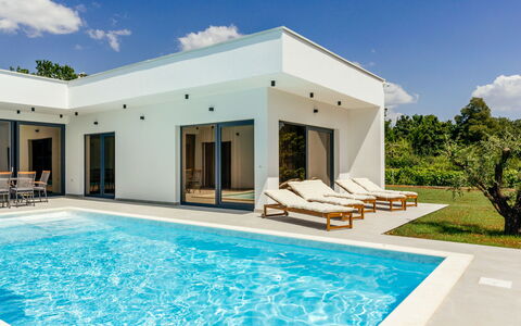 Olive: L'Eau, Ciel, Piscine, Propriété, Nuage, Bâtiment, Plante, Bleu Azur, Ombre, Architecture