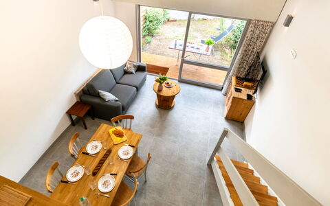 Mimizan 406: Propriété, Plante, Bois, Design Intérieur, Table, Bâtiment, Architecture, Sol, Sol, Chaise