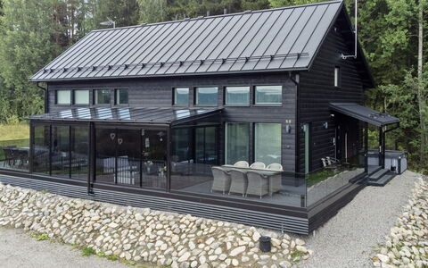 Himos Alppinotko 6 B: Toit, Chalet, Siding, Porche, Plate-Forme, Batiments Jardin, Ferme, Cabane En Rondins
