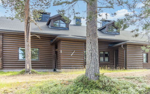 Kiilopään Tunturimajat B6 Kerttula: Bois, Neige, L'Hiver, Chalet, Gelé, Domicile, Cabane En Rondins, Mélèze, Siding