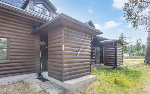 Kiilopään Tunturimajat B6 Kerttula: Bois, Neige, L'Hiver, Chalet, Gelé, Domicile, Cabane En Rondins, Mélèze, Siding