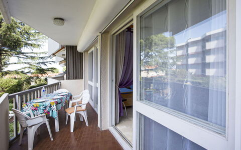 Le Racou: Propriété, Fenêtre, Bâtiment, Table, Blind Fenêtre, Plante, Chaise, Ombre, Bois, Architecture